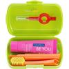 CURADEN AG Curaprox Travel Set - spazzolino da viaggio + dentifricio + scovolino - Verde
