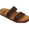 SCHOLL SHOES Scholl Tymeg Sandalo Uomo Nubuck Ingrassato Colore Testa Di Moro Misura 45