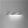 Gea luce DOHA A/G - APPLIQUE ACCIAIO A LED 3000K 2100LM 25W ALLUMINIO E METACRILATO