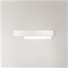 Gea luce DOHA A/G - APPLIQUE BIANCO A LED 3000K 2100LM 25W ALLUMINIO E METACRILATO