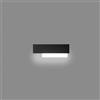 Gea luce DOHA A/P - APPLIQUE NERO A LED 3000K 1270LM 15W ALLUMINIO E METACRILATO