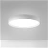 Gea luce AVA P/M - PLAFONIERA IN ALLUMINIO BIANCO A LED 3000-4000K 4600-4700LM 60W DIMMERABILE D.60CM