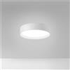 Gea luce AVA P/P -PLAFONIERA IN ALLUMINIO BIANCO A LED 3000-4000K 2000-2100LM 30W DIMMERABILE D.40CM