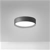 Gea luce AVA P/P -PLAFONIERA IN ALLUMINIO NERO A LED 3000-4000K 1900-2000LM 30W DIMMERABILE D.40CM