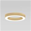 Gea luce FLOR P/M - PLAFONIERA COLORE ORO A LED 3000K 3600LM 50W DIMMERABILE D.60CM