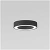 Gea luce FLOR P/P - PLAFONIERA COLORE NERO A LED 3000K 2100LM 30W DIMMERABILE D.40CM
