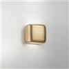 Gea luce BABOL A - APPLIQUE IN ALLUMINIO COLORE ORO OPACO 2 LUCI ATTACCO GX53 3000K INCLUSE
