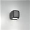 Gea luce BABOL A- APPLIQUE IN ALLUMINIO COLORE NERO 2 LUCI ATTACCO GX53 3000K INCLUSE