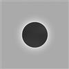 Gea luce FORTUNA A/G - APPLIQUE A PARETE NERO 28W 1850LM 3000K DIMMERABILE D.38CM