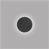 Gea luce FORTUNA A/P -APPLIQUE A PARETE NERO 20W 1320LM 3000K DIMMERABILE D.30CM