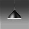 Gea luce BARBIE S/G - LAMPADARIO A SOSPENSIONE IN ALLUMINIO NERO/BIANCO OPACO 1 LUCE ATTACCO E27 D.40CM
