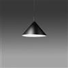 Gea luce BARBIE S/P - LAMPADARIO A SOSPENSIONE IN ALLUMINIO NERO/BIANCO OPACO 1 LUCE ATTACCO E27 D.30CM