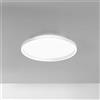 Gea luce AELA P/M - PLAFONIERA A LED IN ALLUMINIO BIANCO 3200-3300lm 3000-4000K 50W+10W D.60CM