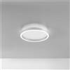 Gea luce AELA P/P - PLAFONIERA A LED IN ALLUMINIO BIANCO 1800-1900lm 3000-4000K 30W+6W D.40CM