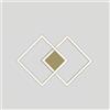 Gea luce AFRODITE P/P -APPLIQUE IN ALLUMINIO ORO LED 3000K 1400LM 28W DIMMERABILE