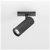 Gea luce GFA1541- FARETTO LED AD INCASTRO MAGNETICO PER BINARIO 48V GBIN30 LED 3000K 1396LM 18W D.5,5CM NERO