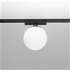 Gea luce GFA1560- SFERA LED AD INCASTRO MAGNETICO PER BINARIO 48V GBIN30 LED 3000K 375LM 6W D.12CM NERO
