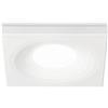 Gea luce GFA181- FARETTO DA INCASSO QUADRATO 9,4X9,4CM 1 LUCE ATTACCO GU10 BIANCO ALLUMINIO IP20
