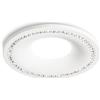 Gea luce GFA190- FARETTO DA INCASSO CON STRASS D.9,8CM BIANCO 1 LUCE ATTACCO GU10