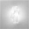 Gea luce FRIDA A/P APPLIQUE IN VETRO E METALLO DECORATO 2 LUCI ATTACCO E14