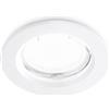 Gea luce GFA221- FARETTO DA INCASSO IN ALLUMINIO COLORE BIANCO 1 LUCE ATTCCO GU10 D.7,8CM