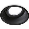 Gea luce GFA231- FARETTO DA INCASSO IN ALLUMINIO COLORE NERO 1 LUCE ATTCCO GU10 D.8,5CM ORIENTABILE