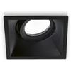 Gea luce GFA241- FARETTO DA INCASSO IN ALLUMINIO COLORE NERO 1 LUCE ATTCCO GU10 QUADRATO 9CM ORIENTABILE