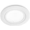 Gea luce GFA310- FARETTO TONDO D.7,8CM 1 LUCE ATTACCO GU10 BIANCO IP44 DA INCASSO