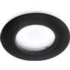 Gea luce GFA311- FARETTO TONDO D.7,8CM 1 LUCE ATTACCO GU10 NERO IP44 DA INCASSO