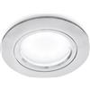 Gea luce GFA312- FARETTO TONDO D.7,8CM 1 LUCE ATTACCO GU10 COLORE ALLUMINIO IP44 DA INCASSO