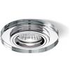 Gea luce GFA320- FARETTO TONDO D.9CM IN METALLO E CRISTALLO FINITURA CROMO 1 LUCE ATTACCO GU10
