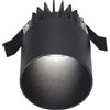 Gea luce GFA362- -FARETTO LED AD INCASSO NERO 3000K 400LM 9W D.7CM IP54