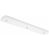 Gea luce ALICE B R/3 - ROSONE RETTANGOLARE BIANCO OPACO 3 FORI IN METALLO