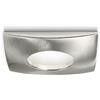 Gea luce GFA376- FARETTO DA INCASSO IP65 NICKEL SPAZZOLATO QUADRATO 8,4X8,4 ATTACCO GU10