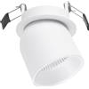 Gea luce GFA441- FARETTO ORIENTABILE BIANCO SATINATO A LED 3000K 680LM 9W IP21 TONDO D.7CM DA INCASSO