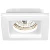 Gea luce GFA591- FARETTO QUADRATO IN GESSO 1 LUCE ATTACCO GU10 10CM DA INCASSO