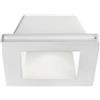 Gea luce GFA593- FARETTO QUADRATO IN GESSO 1 LUCE ATTACCO GU10 12CM DA INCASSO