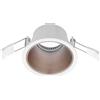 Gea luce GFA622- FARETTO DA INCASSO BIANCO OPACO E RAME 1 LUCE ATTACCO GU10 D.9CM
