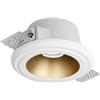 Gea luce GFA645- FARETTO DA INCASSO D.7,7-12CM IN GESSO RAME GIALLO LUCIDO 1 LUCE ATTACCO GU10
