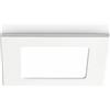 Gea luce GFA753N- FARETTO DA INCASSO BIANCO QUADRATO A LED 4000K 450LM 6W 12X12CM