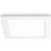 Gea luce GFA755C- FARETTO DA INCASSO BIANCO QUADRATO A LED 3000K 1530LM 18W 22,5X22,5CM