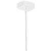 Gea luce GAETA BI SP/3 - KIT CON ROSONE DA 45CM PER BINARIO GAETA ART.SP/1 BIANCO