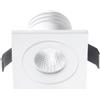 Gea luce GFA771C- FARETTO DA INCASSO LED 3000K 350LM 5W QUADRATO 5X5CM ALLUMINIO E VETRO