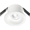 Gea luce GFA850N- FARETTO DA INCASSO BIANCO LED 4000K 340LM 4W D.4,5CM ALLUMINIO E VETRO
