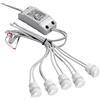 Gea luce GFA921C- MODULO DA 5 FARETTI LED 3000K 750LM 5X1W D.2CM DA INCASSO BIANCO