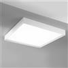 Gea luce AOI P/G - PLAFONIERA ALLUMINIO BIANCO A LED 3000-4000K 6100-6400lm 80W DIMMERABILE