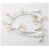 Gea luce GFIB02- CATENA LUMINOSA 10 ATTACCHI PER LAMPADINE E14 PER ESTERNI IP44 10MT BIANCO
