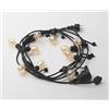 Gea luce GFIN03- CATENA LUMINOSA 10 ATTACCHI PER LAMPADINE E27 PER ESTERNI IP44 5MT NERA