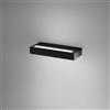 Gea luce GAP521- APPLIQUE LED BIEMISSIONE IN ALLUMINIO NERO DIMMERABILE 3000K 2042LM 20W 23CM