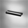 Gea luce GAP523- APPLIQUE LED BIEMISSIONE IN ALLUMINIO NERO DIMMERABILE 3000K 3656LM 34W 32CM